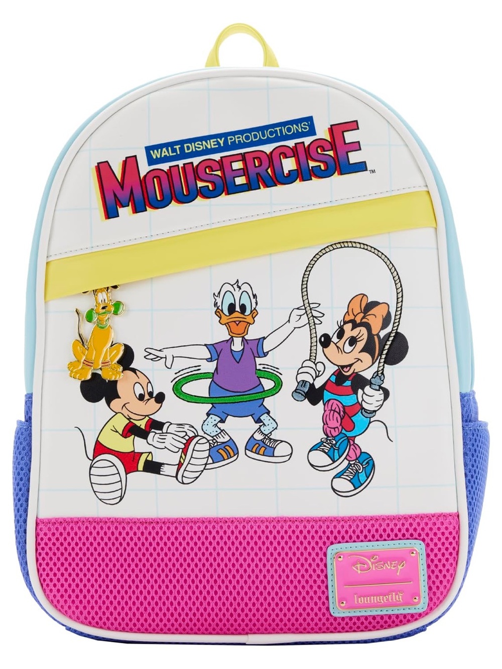 Loungefly Disney Mousercise Mini Backpack - Picture 2 of 8